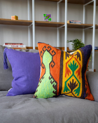 Avik Organic Cotton Kilim Throw Pillow Coming Soon! - YaYa & Co.