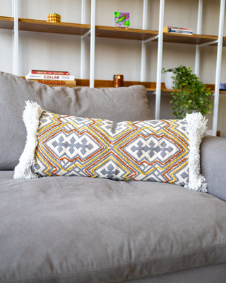 Edgar Organic Cotton Lumbar Pillow - YaYa & Co.