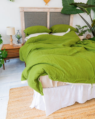Sofia Organic Belgian Flax Linen Bed Skirt