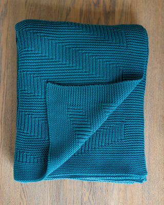 Adrianna Organic Cotton Knit Throw - YaYa & Co.