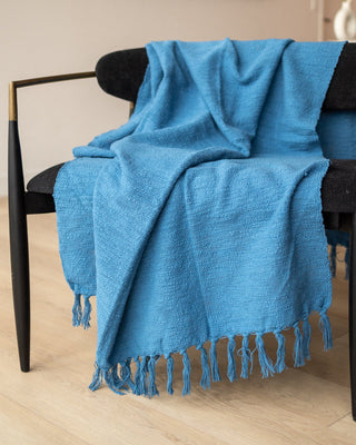 Allecra Organic Cotton Slub Knit Throw - YaYa & Co.