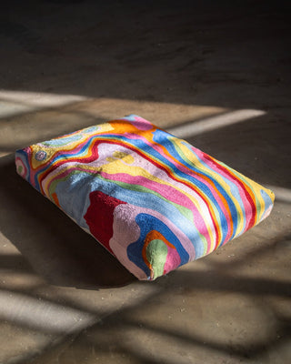 Bellows Abstract Organic Cotton Dog Bed - YaYa & Co.