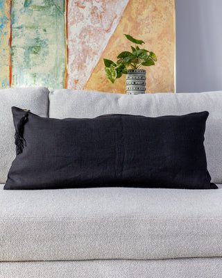 Chiara Organic Linen Lumbar Pillow - YaYa & Co.