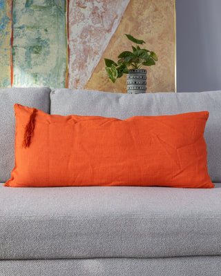 Chiara Organic Linen Lumbar Pillow - YaYa & Co.
