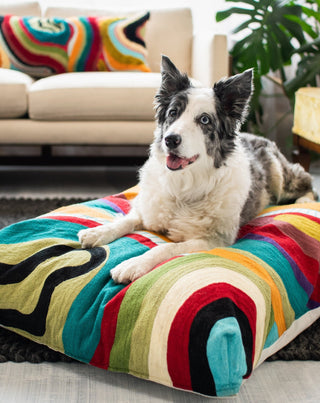 Echo Absract Organic Cotton Dog Bed - Coming Soon - YaYa & Co.