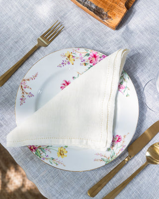 Juliette Organic Linen Oxford Napkins - YaYa & Co.