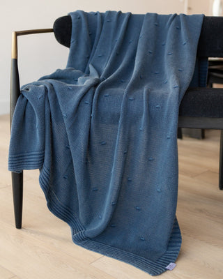 Maverick Organic Cotton Knit Throw - YaYa & Co.