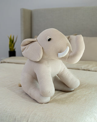 Organic Cotton Elephant Pillow $118 Today Only - YaYa & Co.