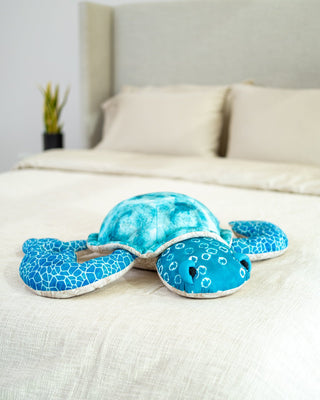 Organic Cotton Turtle Pillow - YaYa & Co.