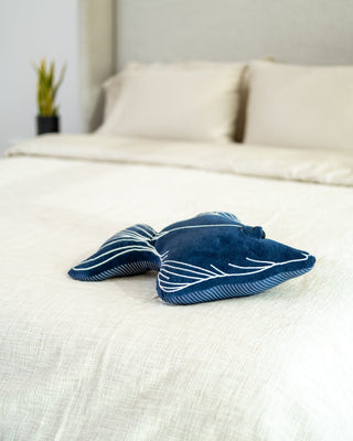 Organic Cotton Velvet Fish Pillow - YaYa & Co.
