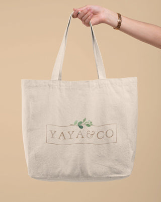 YaYa & Co. Reusable Canvas Tote Bag - YaYa & Co.