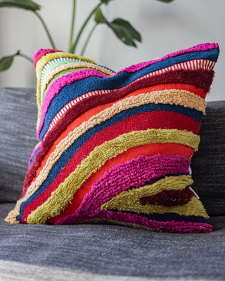 Zola Organic Cotton Abstract Throw Pillow $100 Today Only - YaYa & Co.