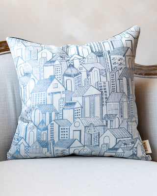 Vivian Abstract House Throw Pillow