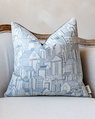 Vivian Abstract House Throw Pillow