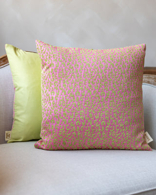 Gabriella Embroidered Cheetah Throw Pillow