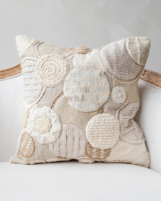 Ozias Organic Cotton Abstract Throw Pillow