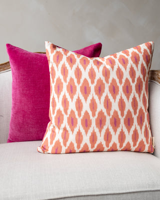 Mina Ikat Throw Pillow