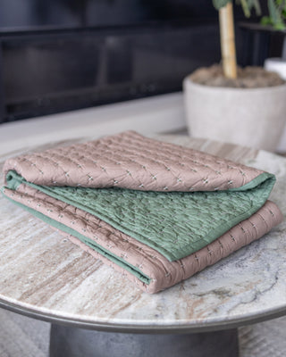 Claude Organic Cotton Reversible Baby and Kids Quilt Blanket