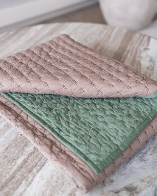 Claude Organic Cotton Reversible Baby and Kids Quilt Blanket