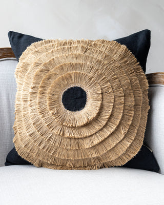 Hoola Organic Linen and Jute Throw Pillow