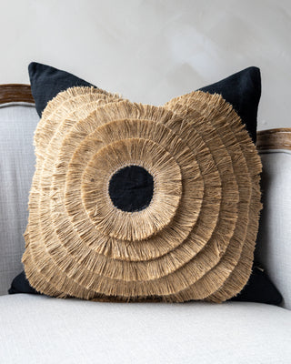 Hoola Organic Linen and Jute Throw Pillow