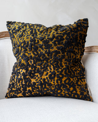 Gia Organic Cotton Cheetah Throw Pillow