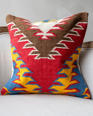 Prime Organic Cotton Kilim Throw Pillow