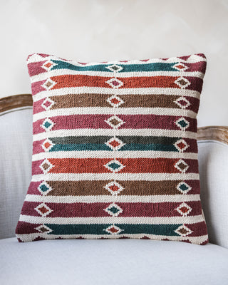 Zoya Organic Cotton Kilim Throw Pillow