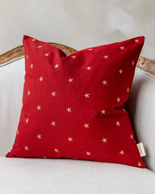 Sadie Embroidered Star Throw Pillow