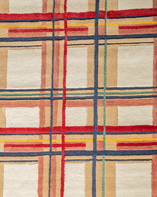 Levi Organic Wool Plaid Rug