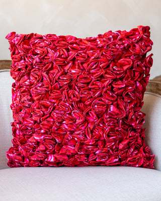 Maren Organic Cotton Floral Throw Pillow