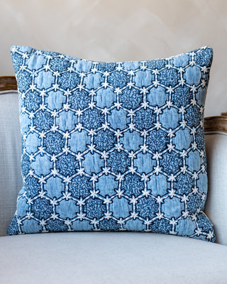 Sarah Organic Cotton Quilted Throw Pillow