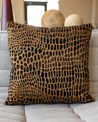 Estelle Organic Cotton Velvet Throw Pillow