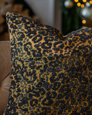 Gia Organic Cotton Cheetah Throw Pillow