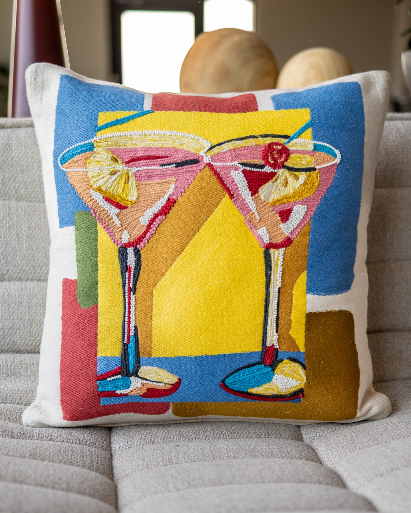 YaYa & Co. Carrie Throw Pillow - Thumbnail 2