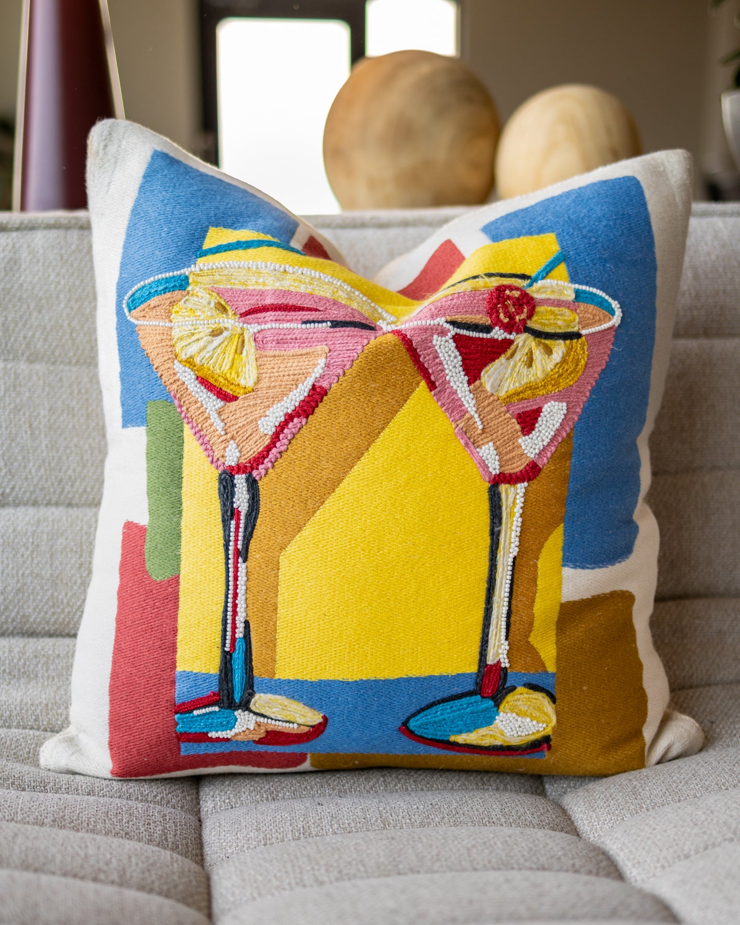 YaYa & Co. Carrie Throw Pillow - Thumbnail 4
