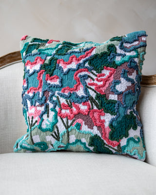 Miller Organic Cotton Abstract Throw Pillow