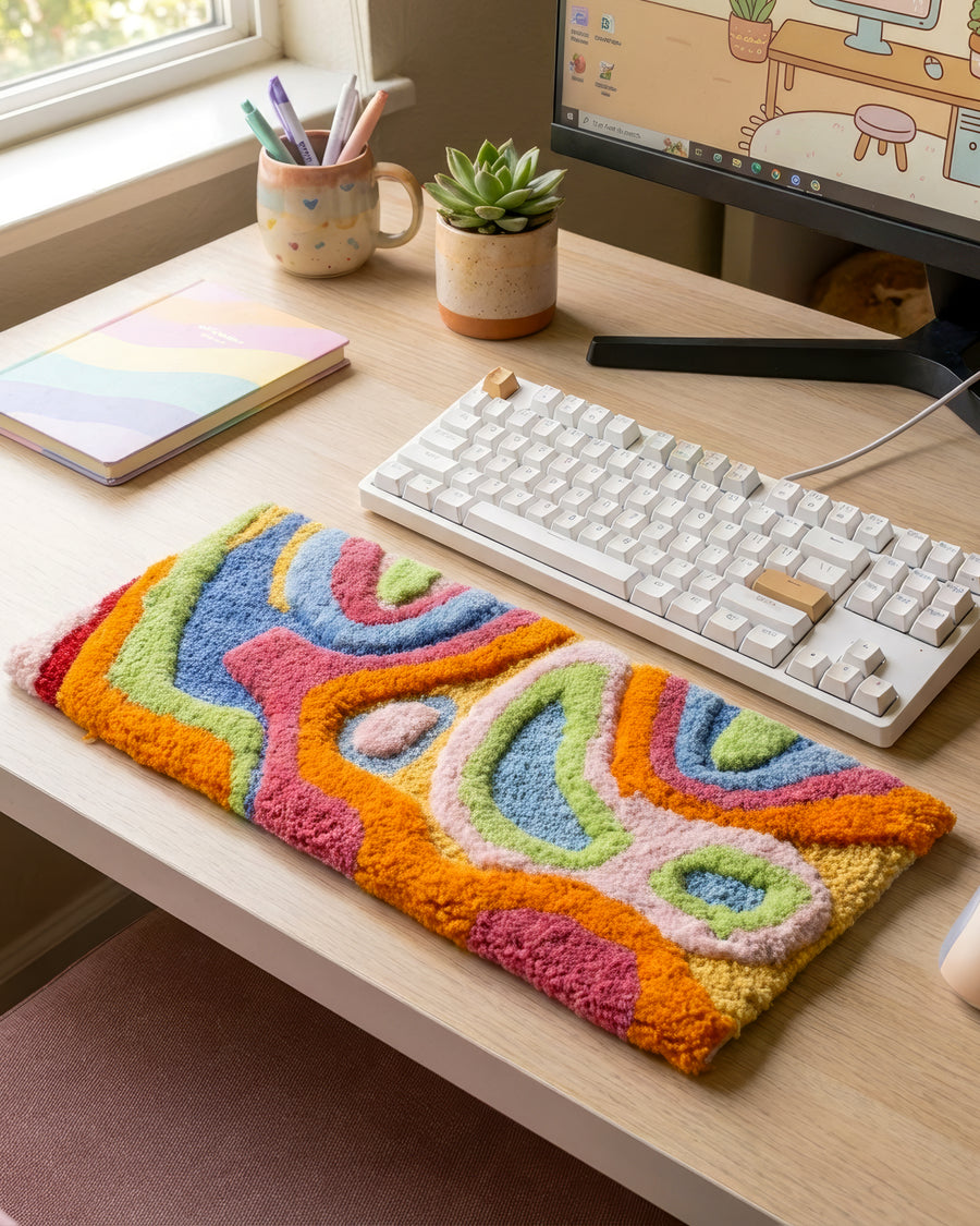Bellows Organic Cotton Tufted Abstract Computer Rug – YaYa & Co.