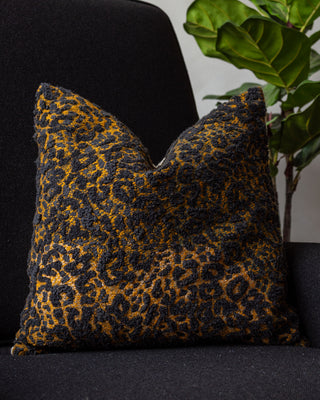 Gia Organic Cotton Cheetah Throw Pillow