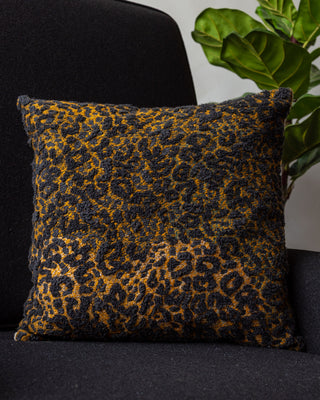 Gia Organic Cotton Cheetah Throw Pillow