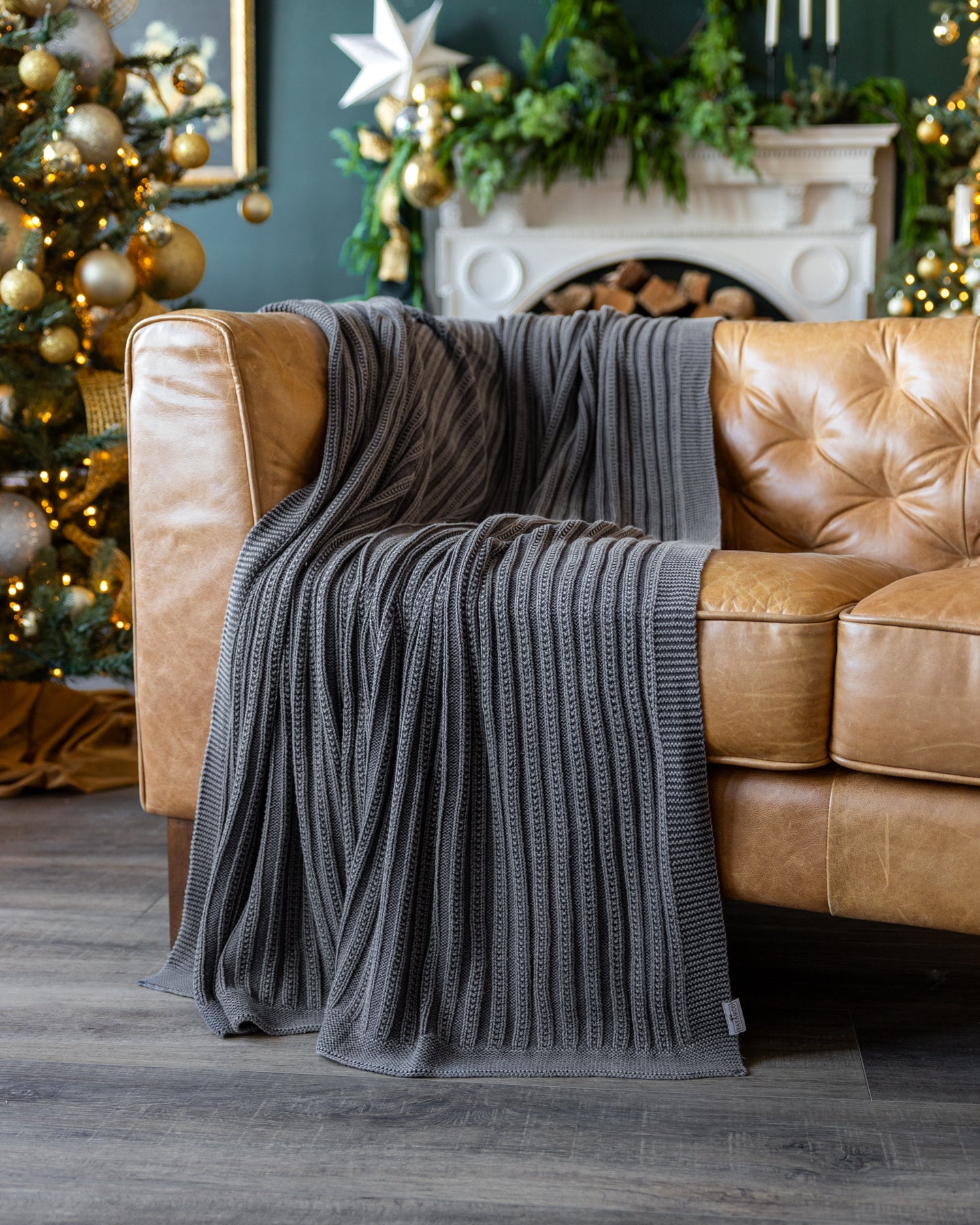 Brooklyn Organic Cotton Knit Throw Blanket – YaYa & Co.