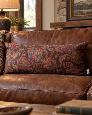 Charles Traditional Paisley Lumbar Pillow