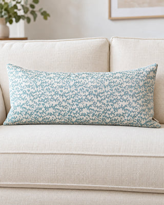 Cora Abstract Coral Lumbar Pillow