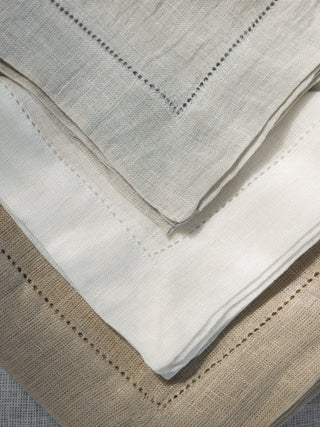 Jolie Organic Linen Oxford Napkins - YaYa & Co.