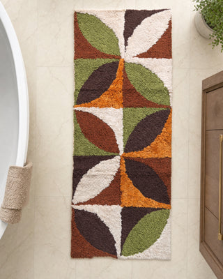 Reese Organic Cotton Handmade Tufted Abstract Bathmat