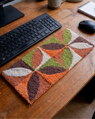 Reese Organic Cotton Tufted Abstract Computer Rug