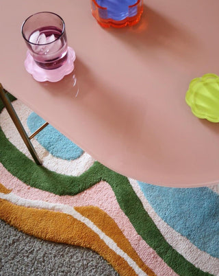 Splash Organic Cotton Tufted Abstract Rug - YaYa & Co.