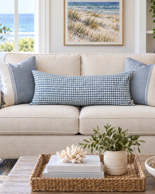 Stewart Grid Plaid Lumbar Pillow