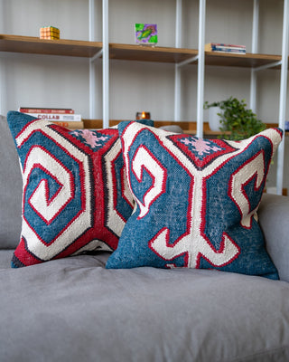 The Jake Organic Cotton Kilim Throw Pillow Coming Soon! - YaYa & Co.