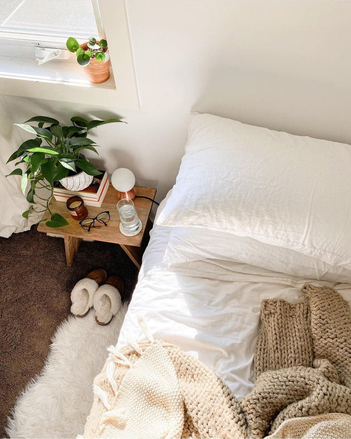 Willow Organic Cotton Percale Duvet Cover - 300 TC - YaYa & Co.